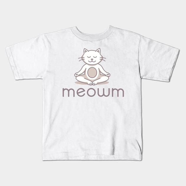 Meowm Kids T-Shirt by MajorCompany